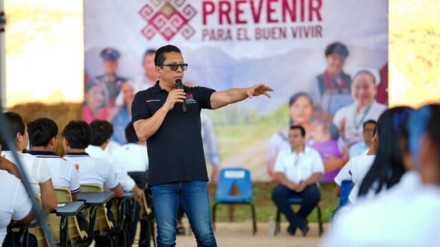 Jorge Luis Llaven Abarca lleva programa Prevenir para el Buen Vivir a Tapachula