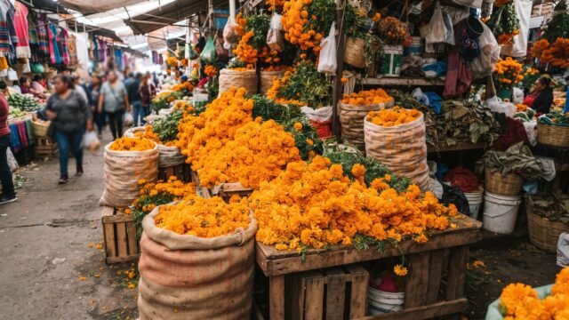 La sequía pega al altar: la flor de cempasúchil llega cara y escasa a Chiapas