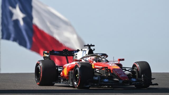 Leclerc domina en Austin: vuelve a liderar los libres y deja atrás a Verstappen y Hamilton