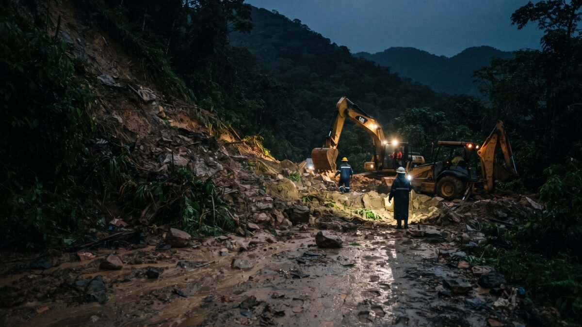 Liberan camino a Jol Hicbatil en Chilón tras derrumbes por fuertes lluvias