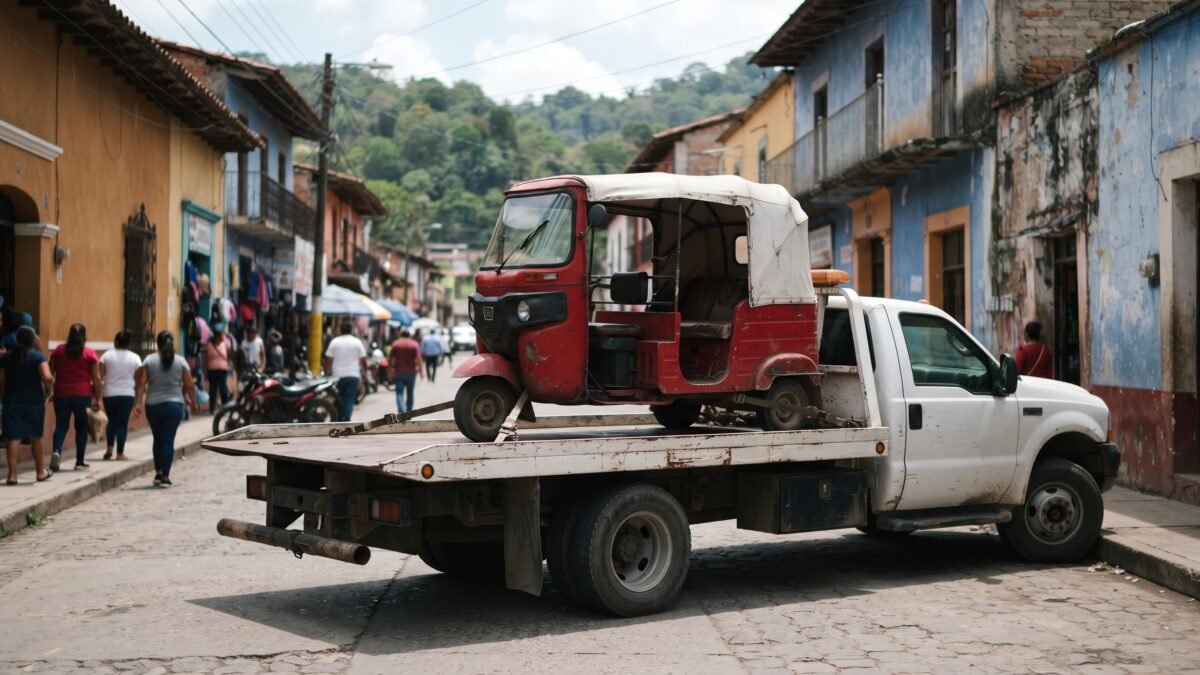 Lo agarraron sin un solo papel: mandan al corralón al mototaxi 09 en Ocosingo