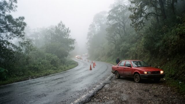Lo agarró un Vento rojo al cruzar: adulto mayor muere en seco en La Ventana, Chamula