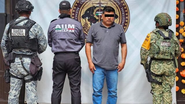 Lo alcanzaron cinco meses después: cae Jeremías N. por violencia familiar en Chiapilla