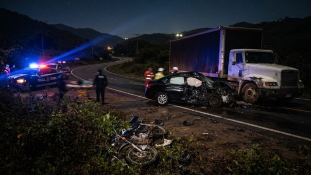 ¡Lo dejan tirado y huyen!: ebrios en moto provocan brutal choque en Comitán