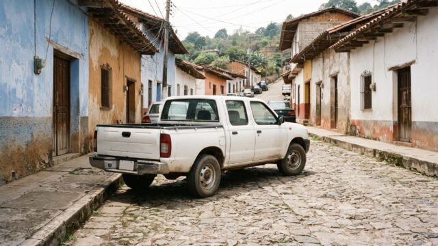 Localizan camioneta Nissan con reporte de robo en Pueblo Nuevo Solistahuacán