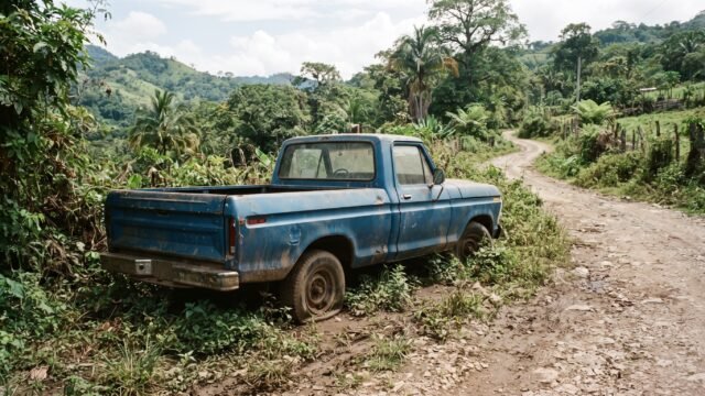 Localizan en Copainalá camioneta pick up con reporte de robo