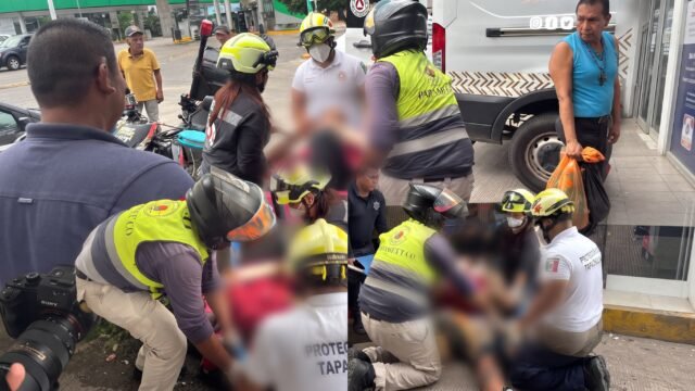 ¡Machetazo en pleno centro! Salvadoreño termina con herida de 17 centímetros en Tapachula