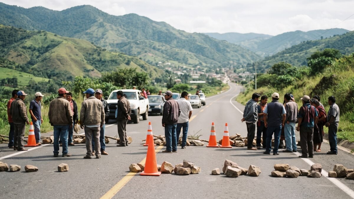 Maestros bloquean entrada a La Concordia para exigir reapertura de supervisión escolar