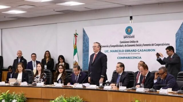 Marcelo Ebrard destaca fortaleza de economía mexicana ante diputados en comparecencia