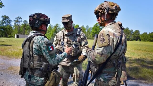 Más de 500 militares mexicanos entrenan con fuerzas de Estados Unidos en Fort Polk