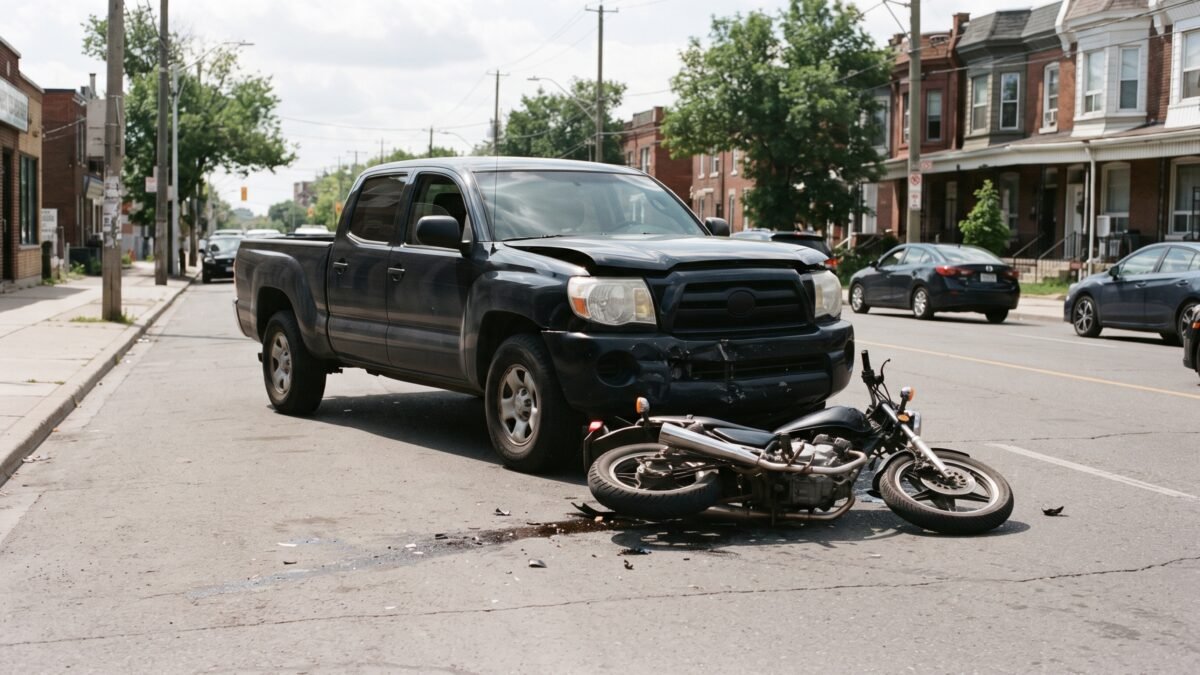 Menor resulta lesionado en choque entre camioneta y motocicleta en Ocosingo