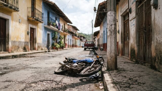 Motociclista pierde la vida tras chocar contra poste en Mapastepec