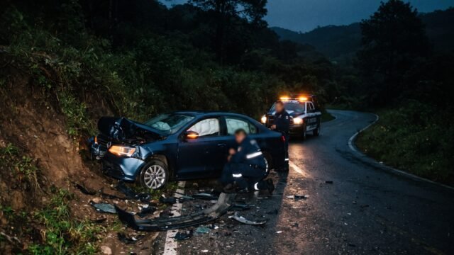Muere agente de tránsito de Comitán en accidente en carretera a Tzimol