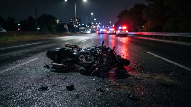 Muere mujer tras caer de motocicleta en el libramiento sur poniente de Tapachula