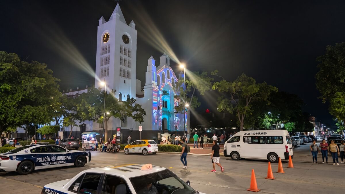 Mujer resulta lesionada tras ser atropellada por colectivo foráneo en Tuxtla Gutiérrez