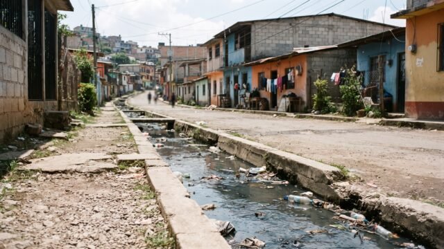 ¡No aguantan el olor!: llevan 4 años entre aguas negras en dos colonias de Tapachula