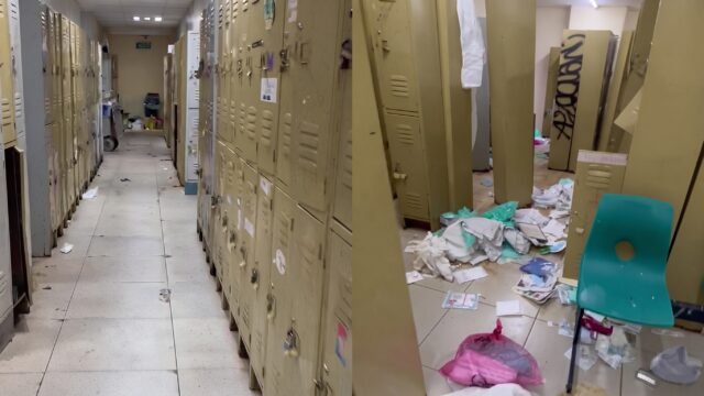 Personal del IMSS 5 de Mayo denuncia abandono en vestidores del sótano en Tuxtla