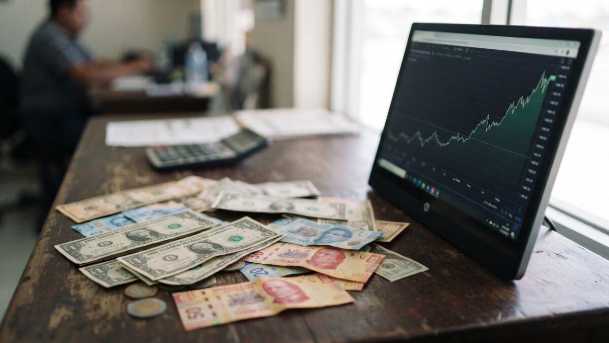 Peso se hunde siete semanas seguidas: dólar rebasa los 18.80 y apunta a los 19