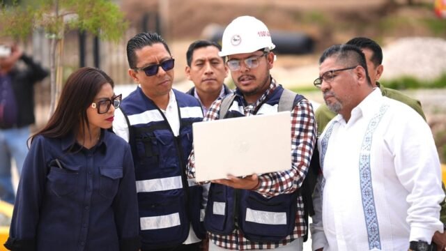 Pone lupa a la obra: Llaven supervisa en San Cristóbal la sede de Justicia Indígena