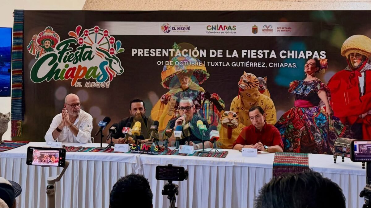 Presentan en Tuxtla la Fiesta Chiapas El Mequé en sustitución de la Feria Chiapas