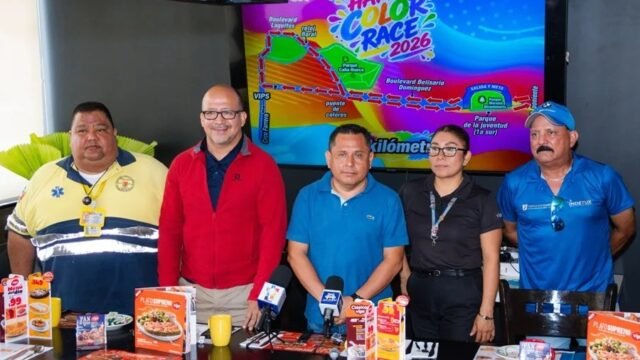 Presentan Happy Color Race 2026 con ruta de 6 kilómetros en Tuxtla Gutiérrez