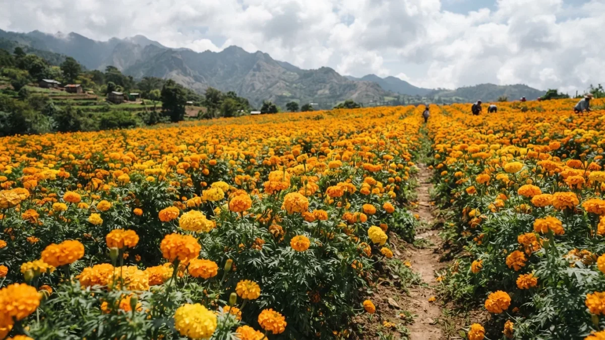 Producción de flor de cempasúchil en Chiapas no está garantizada por retraso de lluvias