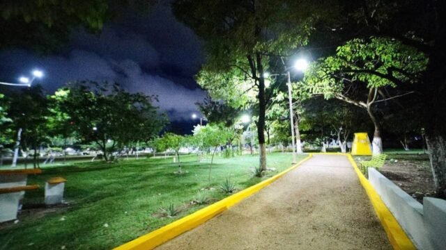 Programa Iluminando Tuxtla llega a la colonia Pomarrosa con Angel Torres