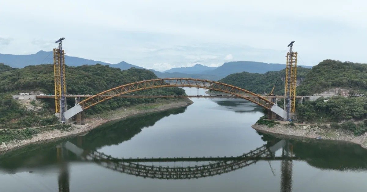 Puente Rizo de Oro quedará concluido a finales de octubre en la presa La Angostura