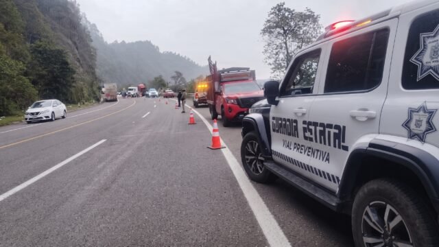 Reabren circulación en la autopista San Cristóbal-Chiapa de Corzo tras accidente