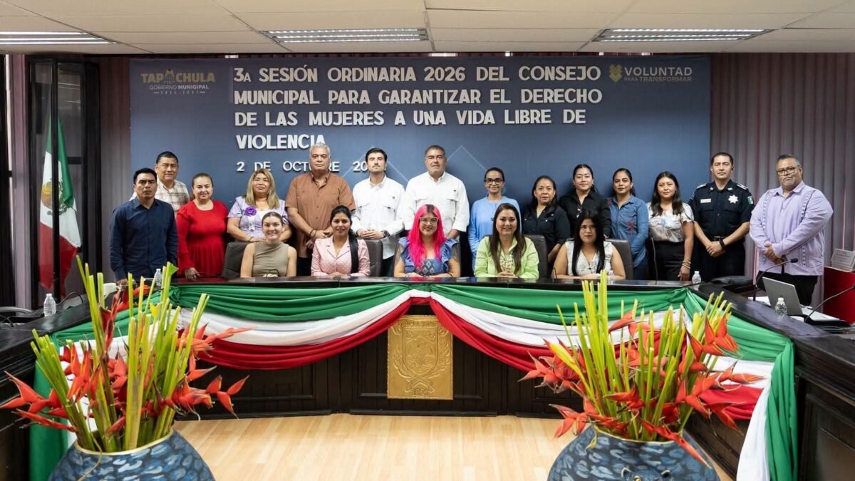Realizan en Tapachula sesión para garantizar vida libre de violencia a mujeres
