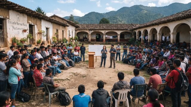 Realizan en Zinacantán encuentro de educación intercultural con normales del país