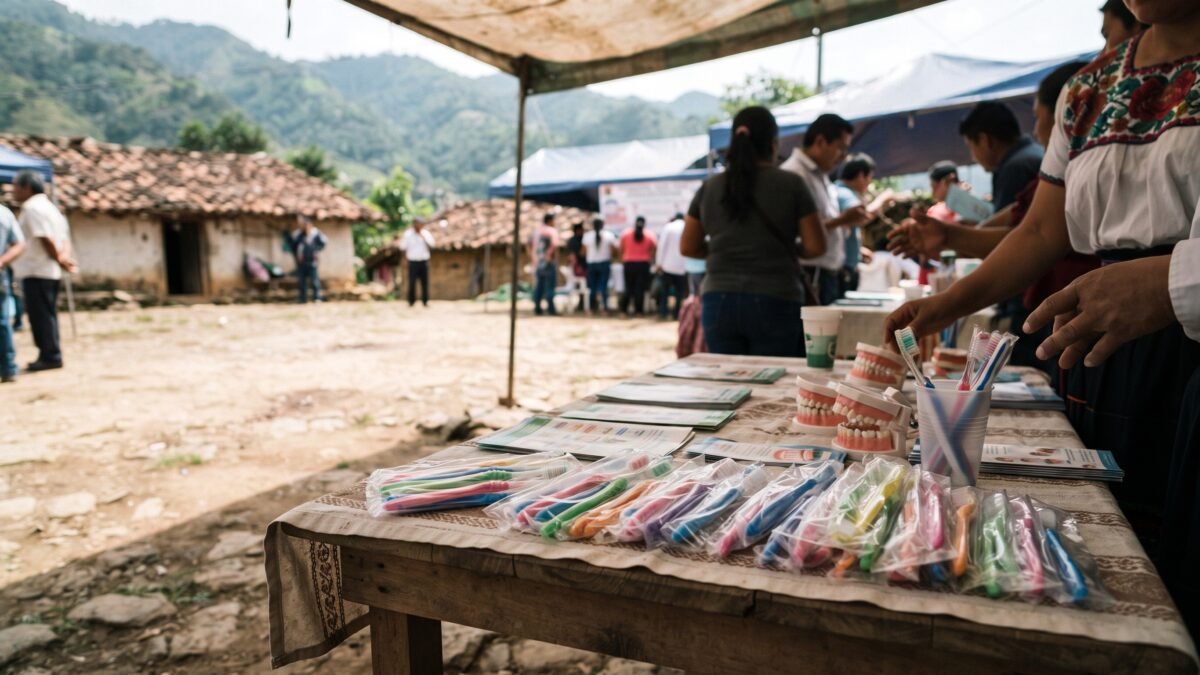 Realizan jornada de salud bucal para niñas y niños en Jolnishtie, Tila