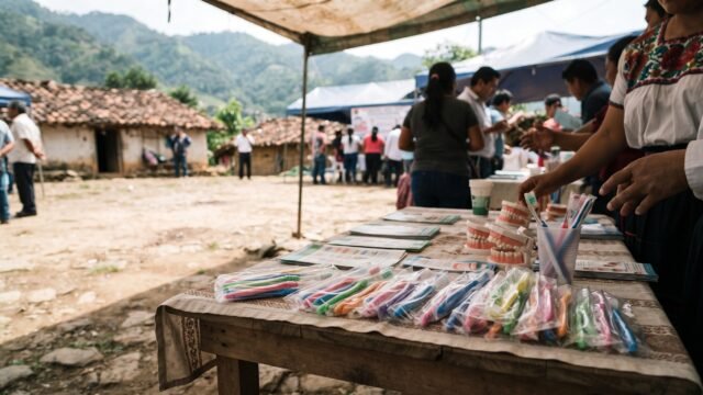 Realizan jornada de salud bucal para niñas y niños en Jolnishtie, Tila
