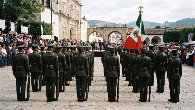 Realizan jura de bandera y abanderamiento del Pentathlón en Cacahoatán