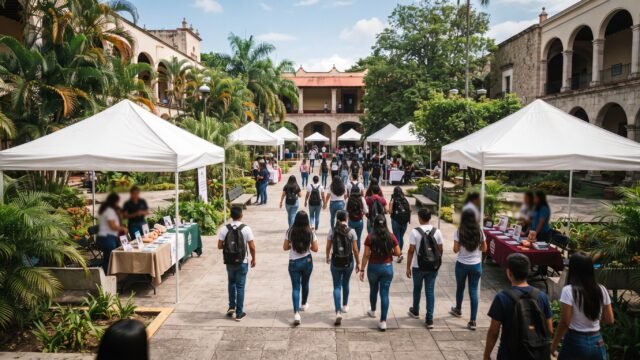 Realizan segunda feria por la paz, la salud y el bienestar universitario en Suchiapa