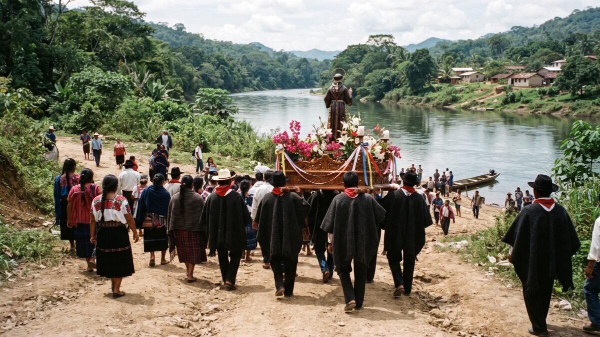 Recuerdan con procesión al río Coatán los 21 años del huracán Stan