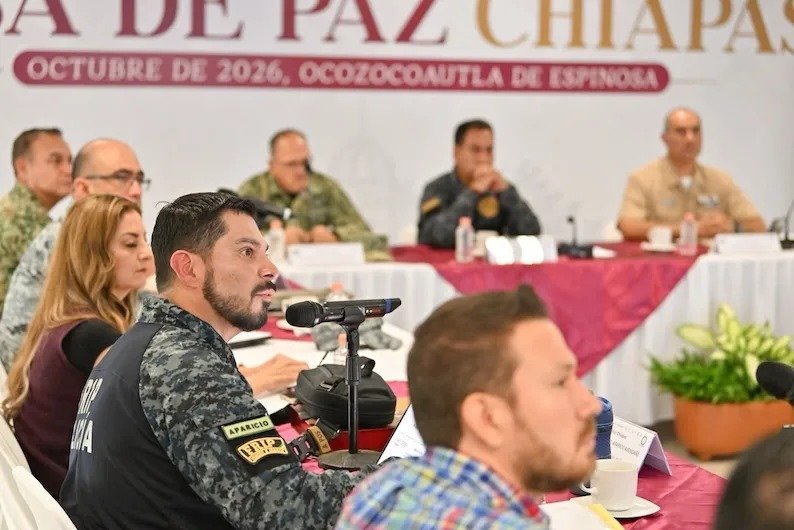 Refuerzan prevención y atención en territorio durante Mesa de Paz en Ocozocoautla
