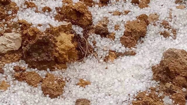 Reportan caída de granizo en comunidades de San Cristóbal de Las Casas