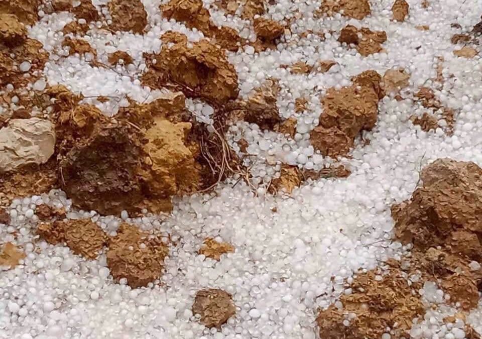 Reportan caída de granizo en comunidades de San Cristóbal de Las Casas