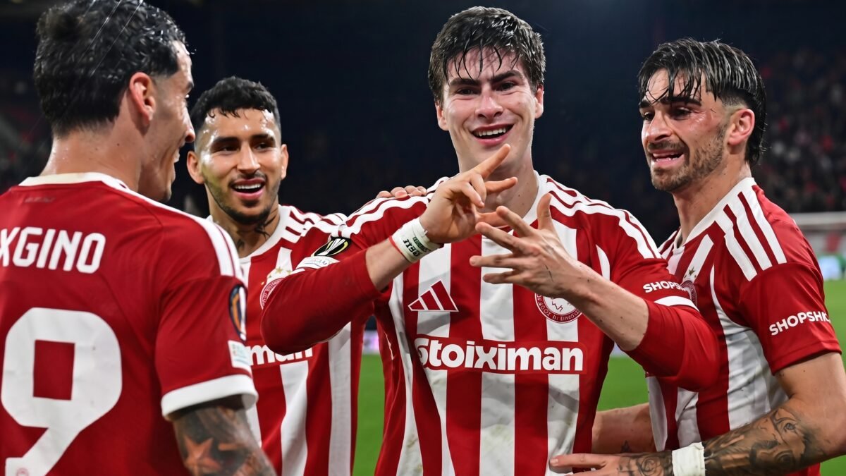 Rescata al Olympiacos en Europa League: ‘Hormiga’ González entra de cambio y marca el 1-0
