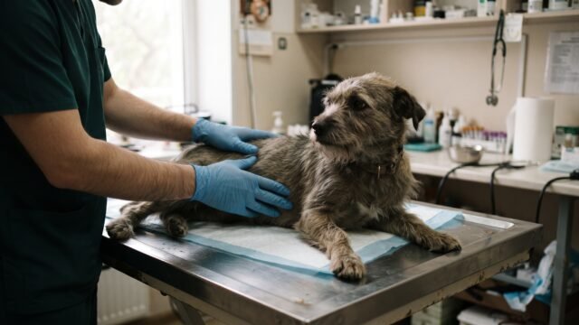 Rescatan en Yajalón a perro con infestación grave y aplican eutanasia humanitaria
