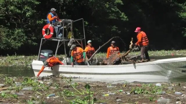 Retiran más de 2 mil 393 toneladas de residuos del Cañón del Sumidero en Chiapas