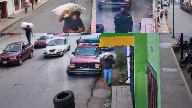 Roban mercancía de camioneta varada por falta de gasolina en Comitán