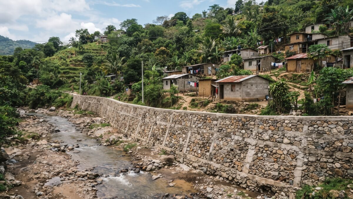 ¡Se comen el muro del Coatán!: invaden borde del río y dejan en riesgo a cientos en Tapachula