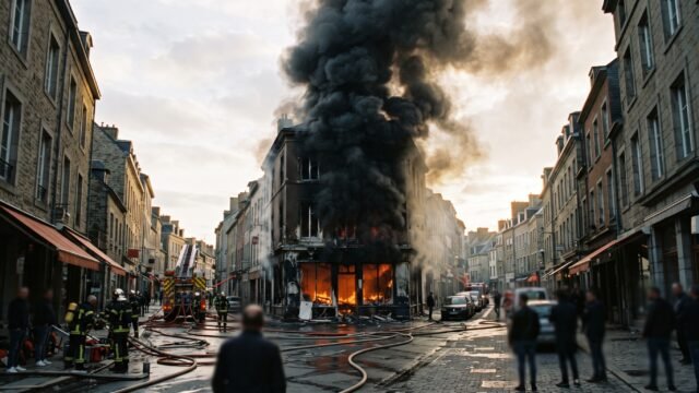 Se incendia edificio con locales comerciales en el centro de Pijijiapan