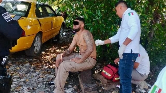¡Se les acabó la fe en plena caravana!: riña entre migrantes deja un herido y un detenido en Mapastepec