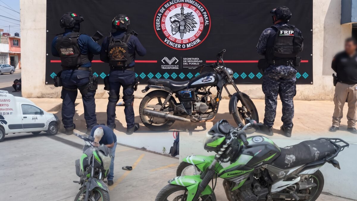 ¡Se les apagó el motor!: recuperan dos motos robadas en Las Margaritas