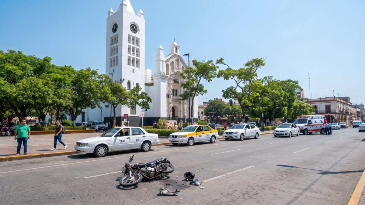 Se les patina la moto en Santa Fe: dos terminan fracturados en la Tuxtla-Chiapa de Corzo