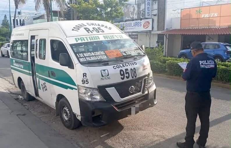 Señalan a conductor de la ruta 95 por mala conducta en Tuxtla Gutiérrez