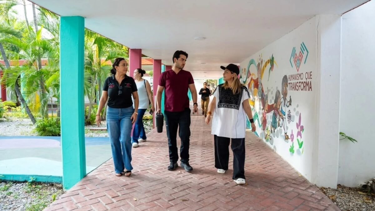 Sofía Espinoza supervisa avances de obras en la Casa Hogar Infantil